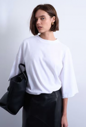 Topshop oversized drop...