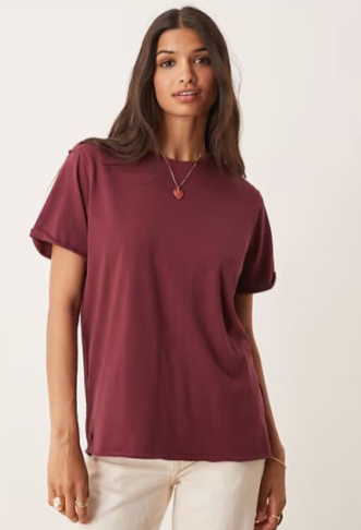 ASOS DESIGN slouchy raw...