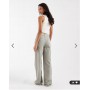 ASOS DESIGN wide leg dad jean in khaki