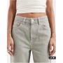 ASOS DESIGN wide leg dad jean in khaki