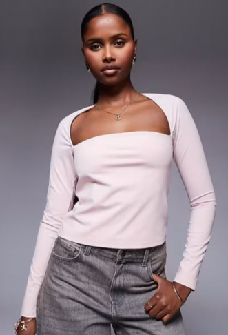ASOS DESIGN shrug detail...