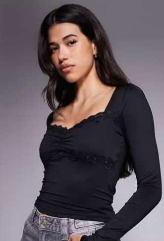 ASOS DESIGN slinky lace...
