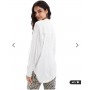 Vero Moda oversized shirt in bright white