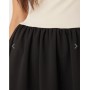 ASOS DESIGN slash neck hybrid dropped waist maxi dress in black and white