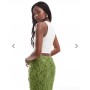 ASOS DESIGN double layer racer vest in white