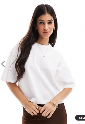 ASOS DESIGN boxy cropped...