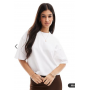 ASOS DESIGN boxy cropped t-shirt in white