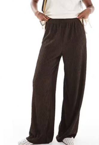New Look textured wide leg...