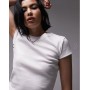 Topshop everyday tee in white