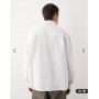 ASOS COLLECTIVE oversized oxford shirt in white