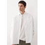 ASOS COLLECTIVE oversized oxford shirt in white