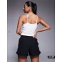 adidas Training Optime strap top in white
