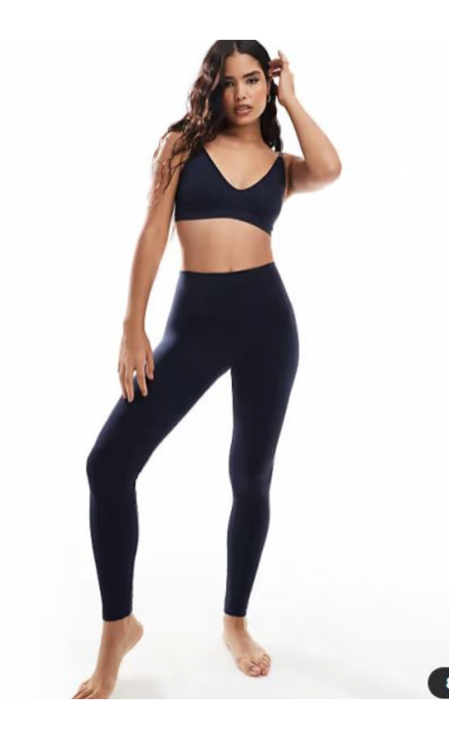 Vero Moda seamless leggings co-ord in dark navy