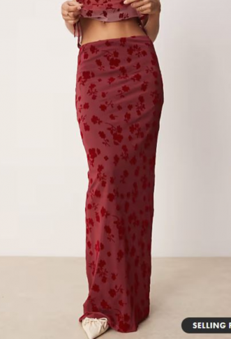 ASOS DESIGN flocked mesh...