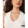 Mango fine knit halter top in vest