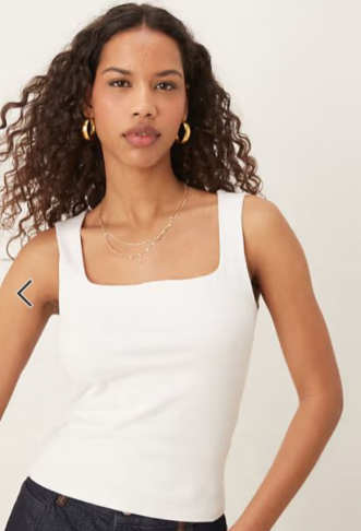 Gina Tricot square neck...