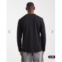ASOS DESIGN Essentials 2 pack relaxed long sleeve t-shirts in black and white