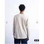 Topman relaxed fit long sleeve t shirt in stone