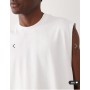 ASOS DESIGN heavyweight oversized tank in white