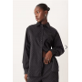 ASOS DESIGN oversized hotfix shirt co-ord in black