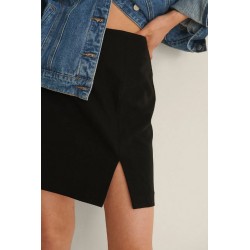 Recycled Slit Mini Skirt