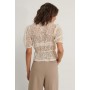 Frill Neck Lace Top