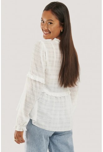 Structured Frill Blouse