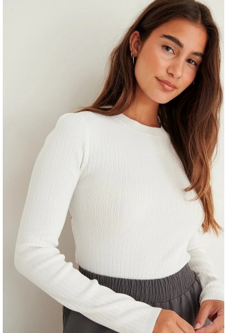 Cross Back Knitted Top