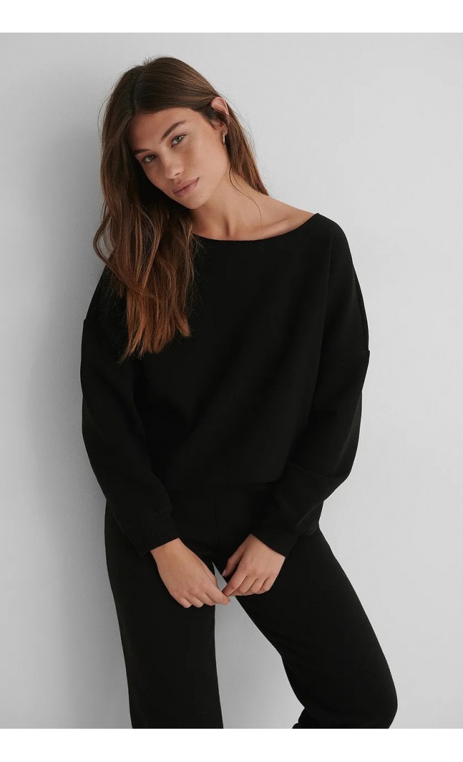 Wide Neck Sweater