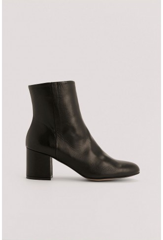 Basic Leather Ankle Boots