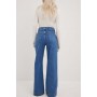 Pleated Long Jeans