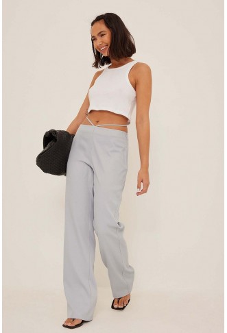 Recycled Tied Waist Pants