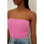 Structured Bandeau Top