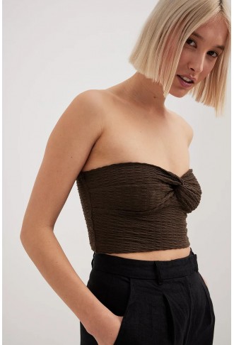 Twist Structure Tube Top