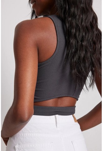 Open Back Rib Singlet