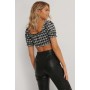 Cropped Frill Top