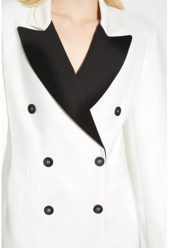 Rachel Stevens Mono Contrast Blazer Dress