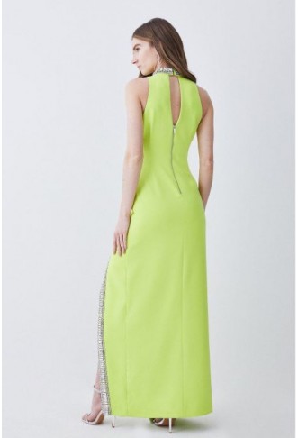 Tall Crystal Embellished Woven Maxi Dress