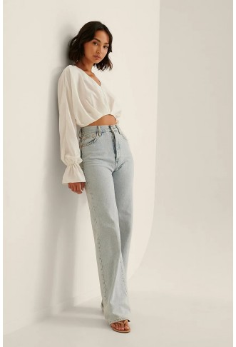Cropped Flowy Blouse