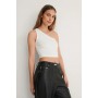 One Shoulder Cropped Top