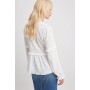 Structured LS Frill Blouse