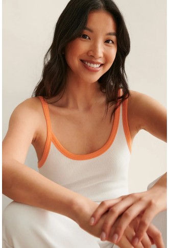 Contrast Binding Tank Top