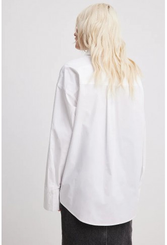 Oversized Long Sleeve Cotton Shirt