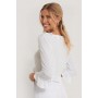 Frill Detail Tie Top