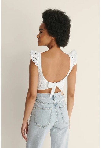 Open Back Anglaise Top