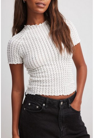 Short Sleeve Structured Top