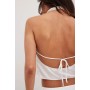 Open Back Satin Top