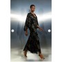 Floral Applique Metallic Viscose Georgette Strappy Woven Maxi Dress
