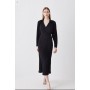 Collared Batwing Midaxi Woven Dress