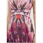 Petite Abstract Ombre Pleated Sleeveless Midaxi Dress